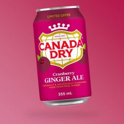 Canada Dry Cranberry Gingerale áfonya ízű gyömbérsör 355ml