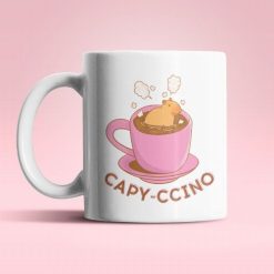 Capy-ccino capybara fehér bögre