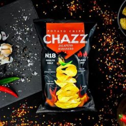 Chazz Jalapeno Habanero ízű burgonyachips 90g