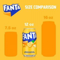 Fanta Pineapple Ananász ízű üdítőital 355ml