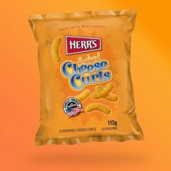 Herrs Baked Cheese Curls sült sajtos chips 113g