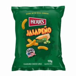 Herrs Jalapeno and Cheddar sajtos chips 113g