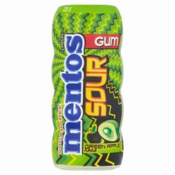 Mentos Sour Gum Green Apple savanyú zöldalmás rágó 30g