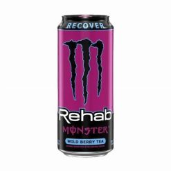 Monster Energy Wild Berry Tea Rehab erdei bogyós ízű energiaital 458ml