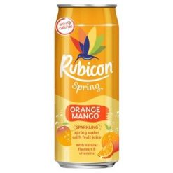 Rubicon Spring Orange-Mango ízű szénsavas üdítő 330ml