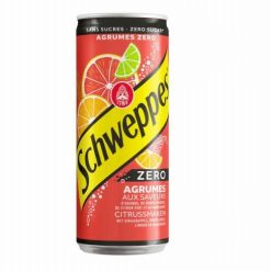 Schweppes Agrumes Zero citrusos cukormentes üdítő 330ml