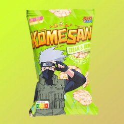 Ultra Pop Naruto Kakashi Komesan Cream and Onion rice chips - hagymás tejfölös rizs chips 60g Szavatossági idő: 2024-12-09