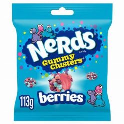 Wonka Nerds Gummy Clusters Berries bogyós gyümölcs ízű rágós gumicukor 113g