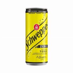 Schweppes Zero Indian Tonic szénsavas cukormentes üdítő 330ml Szavatossági idő: 2025-01-26